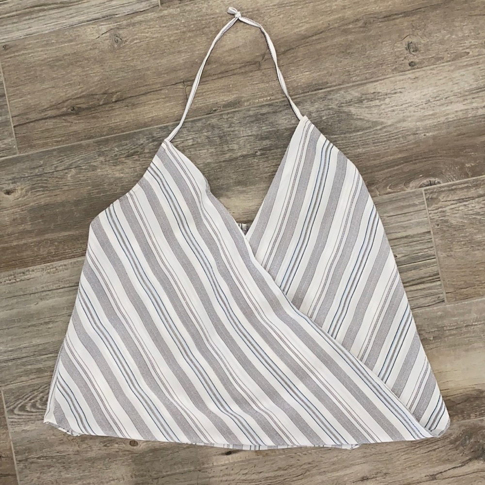 Halter cross front tank